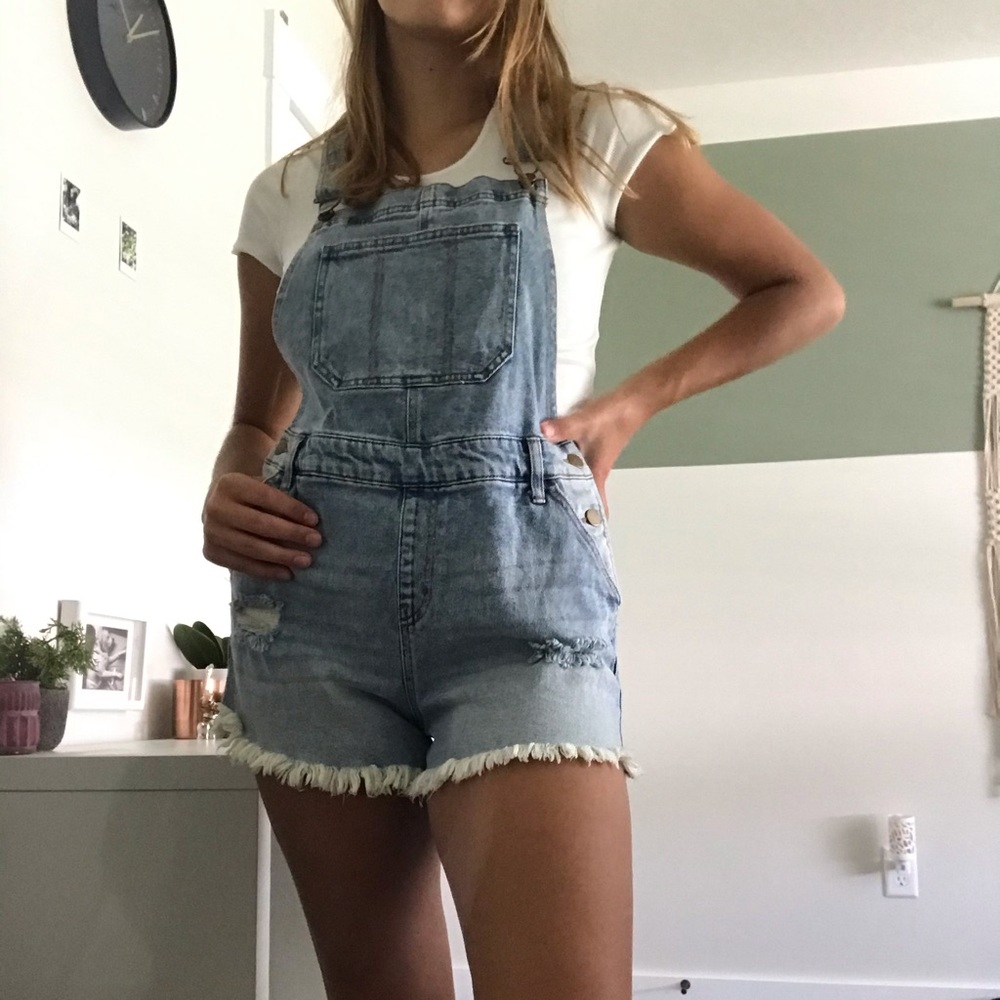 Overall Shorts